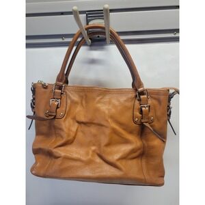 Kattee Genuine Leather Tote Bag‎ Satchel Purse Brown Shoulder Handbag